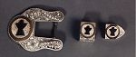 3 piece beltbuckle set