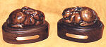 Full of Carrots - bronze by sculptor Susan Lynes