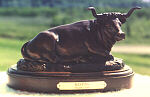 Resting - bronze by sculptor Susan Lynes