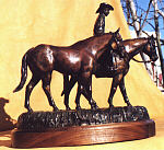 Starting Time - bronze by sculptor Susan Lynes